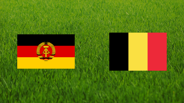 East Germany vs. Belgium