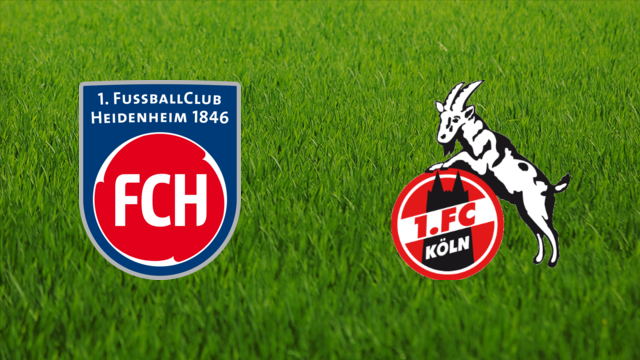 1. FC Heidenheim vs. 1. FC Köln 1. FC Heidenheim vs. 1. FC Köln