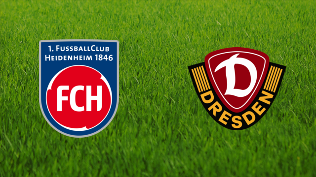 1. FC Heidenheim vs. Dynamo Dresden 1. FC Heidenheim vs. Dynamo Dresden