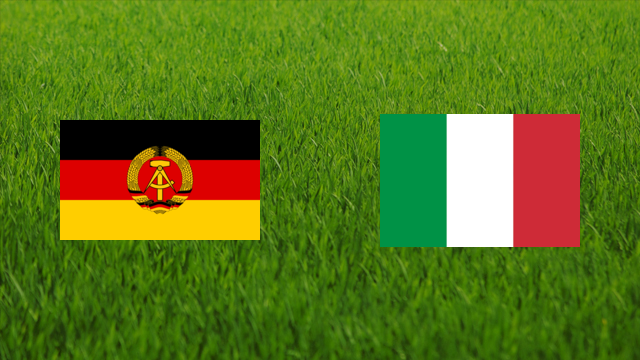 East Germany vs. Italy